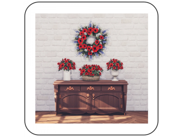 309064 summer flowers wreath jug vase and basket by sooky88 sims4 featured image