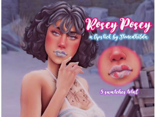 Rosey Posey Elegance by Stonedhilda: Mastering Makeup and Accessorized Poses (#AlphaCC)