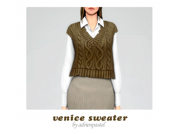 AdrienPastel’s Venice Elegance: Chic Female Sweater Collection (AlphaCC)