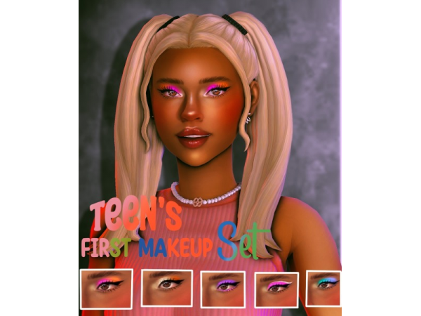 309651 teen s first makeup set by chewybutterfly sims4 featured image