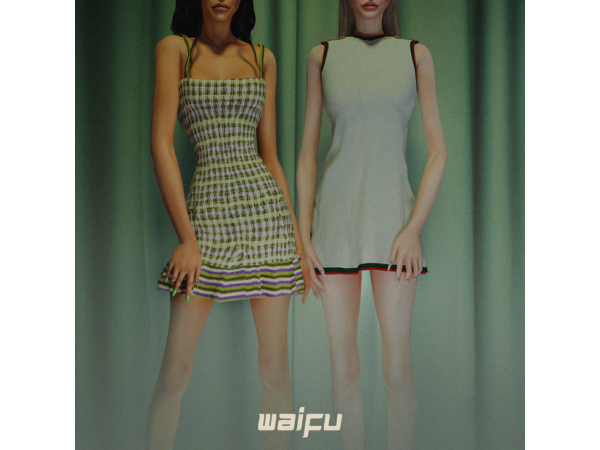 Chic Charm Collection: WaifuSims’ Ultimate Waifu Mini Dress Set (AlphaCC)