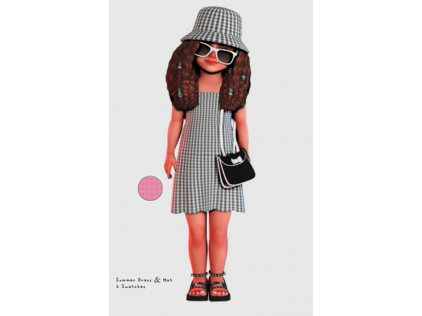 LittleTodds Sunshine Set (Toddler Girls’  Summer Dress & Hat Combo, #ToddlerCC, #GirlsDresses, #Accessories)
