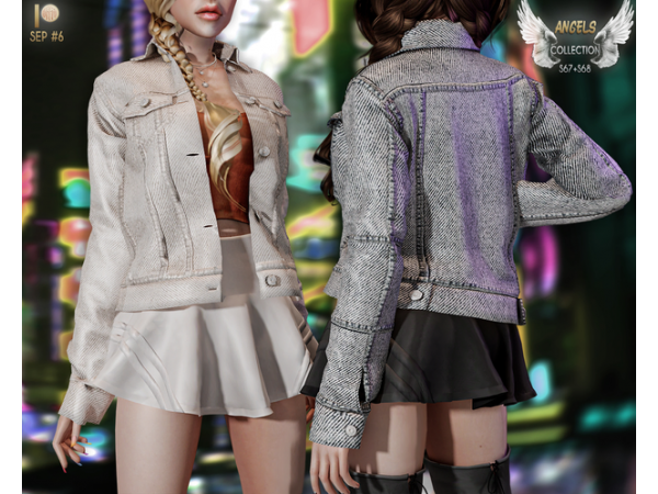 310239 rumors outfit denim jacket skirt s67 s68 by busra tr sims4 featured image