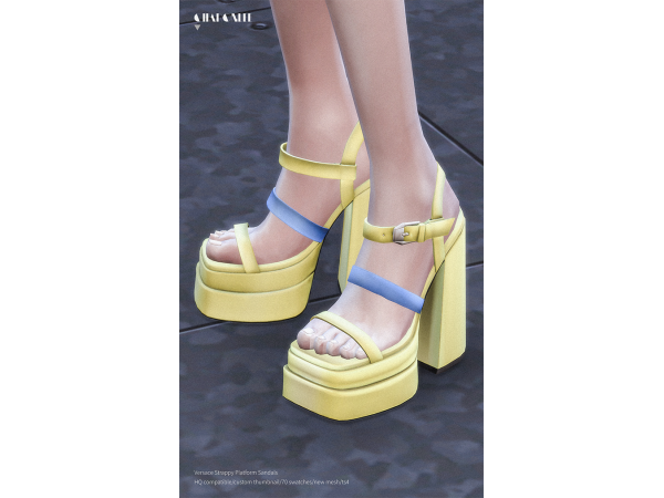 310533 versace strappy platform sandals by charonlee sims sims4 featured image