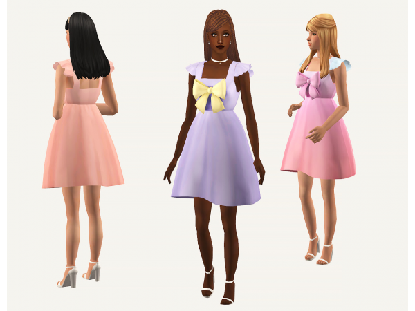 311106 bow dress sims2 featured image