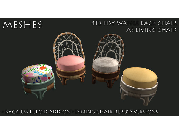 WaffleBack Wonders: Stylish Highschool Years (4T2 Accessories & Objects Galore)