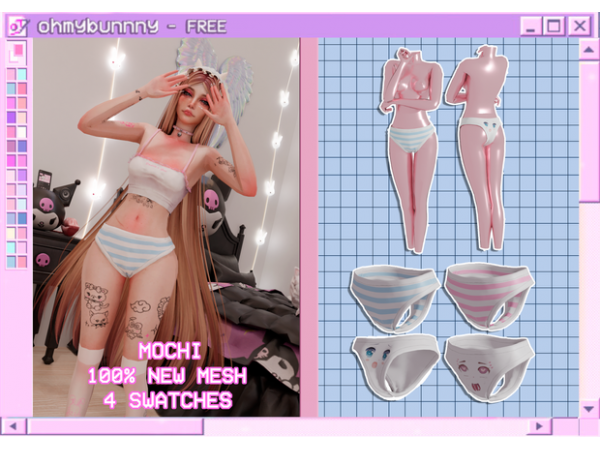 OhMyBunny’s Enchantment: Free ♡ Mochi Panties & Chic Alpha Sets (Sexy Lingerie & Accessories)