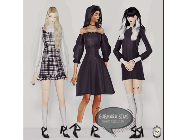 313446 tanaka collection dresses and poses by guemara sims4 featured image
