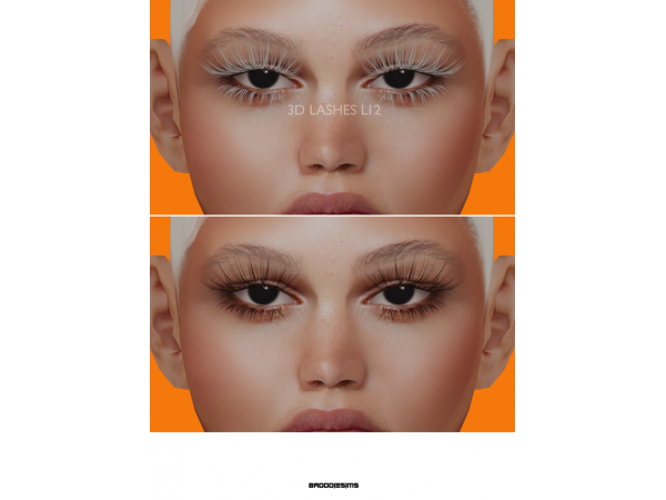 313535 3d lashes l12 by badddiesims sims4 featured image