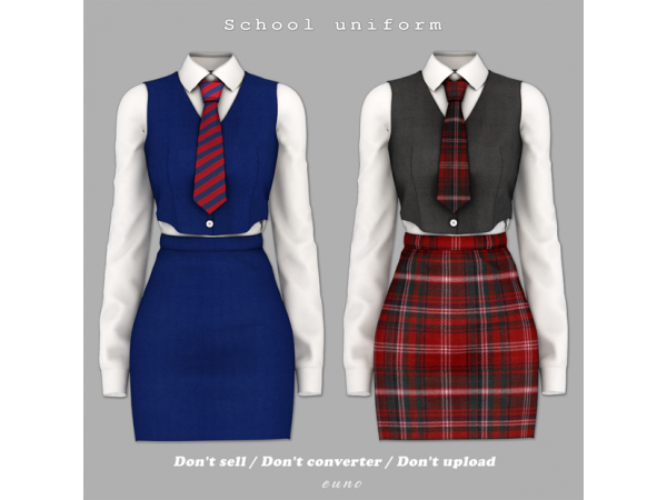 Euno Sims’ Academy Elegance (Chic School Uniform Collections)