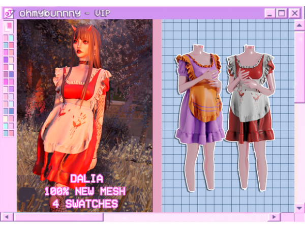 Dalia’s Deluxe: VIP Maid Dress Ensembles (Outfits, Costumes & Alpha Clothing Sets)