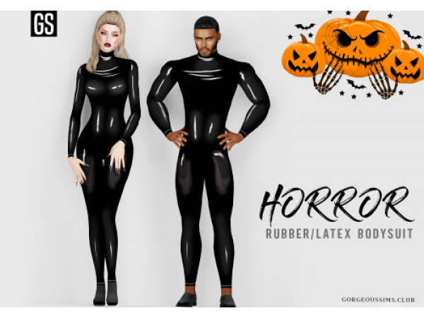314527 horror latex rubber bodysuit sims4 featured image