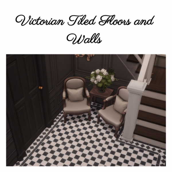 Sooky88’s Victorian Elegance: Exquisite Tiled Floors & Walls (#AlphaCC Builds)
