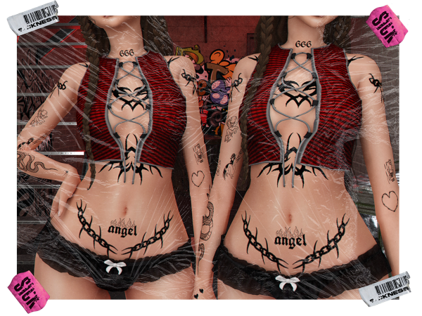 315144 dityminitop and sweetie tattoos sims4 featured image