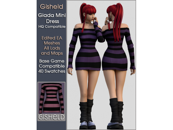 Giada Glam: Chic Mini Dress for Trendsetting Outfits (AlphaCC Collection)