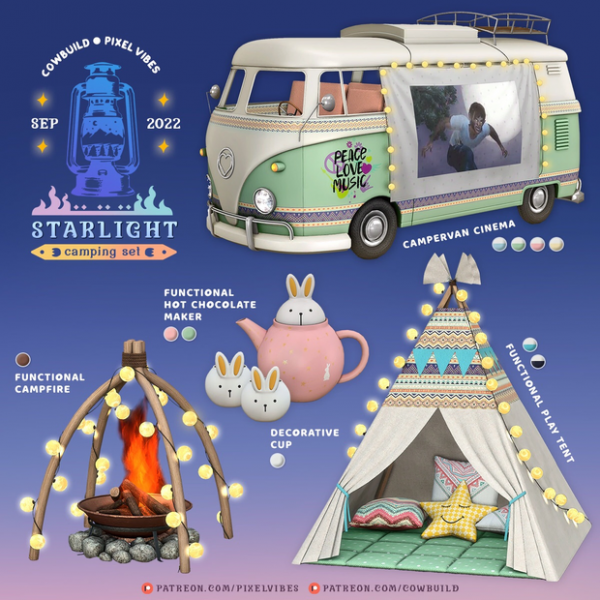 316326 september 2022 set 3 starlight camping by cowbuild sims4 featured image