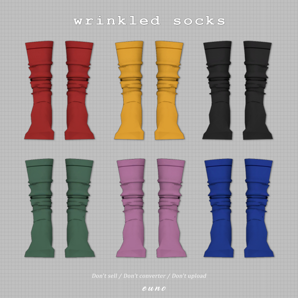 316765 wrinkled socks by euno sims sims4 featured image