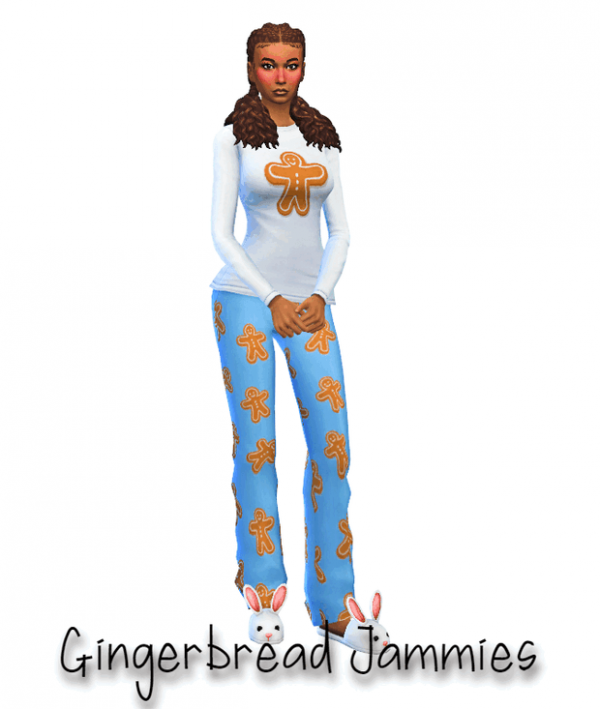 316888 gingerbread jammies by jujuawesomebeans sims4 featured image