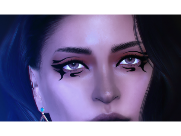 317033 elven tattoo eyeliner by moriel sims4 featured image