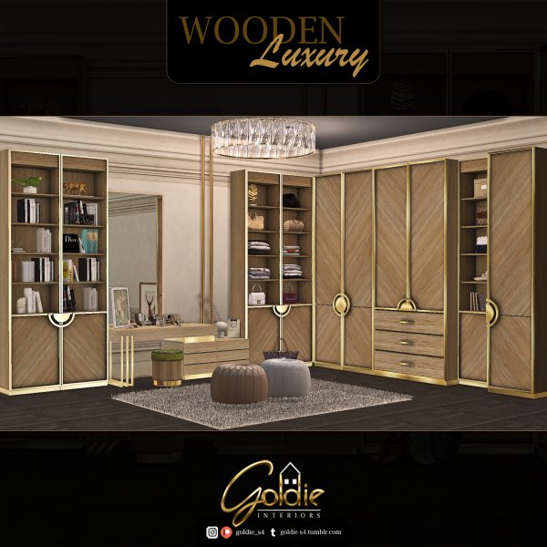 317281 wooden luxury by g o l d i e sims4 featured image