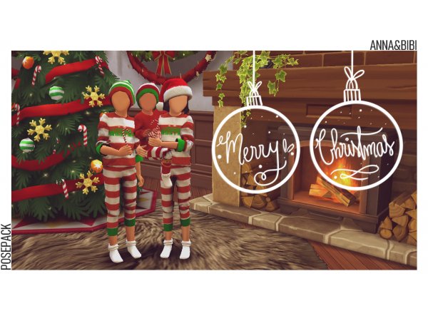 Jolly Jingles PosePack (Anna&Bibi) – Festive Toddler & Male Holiday Poses