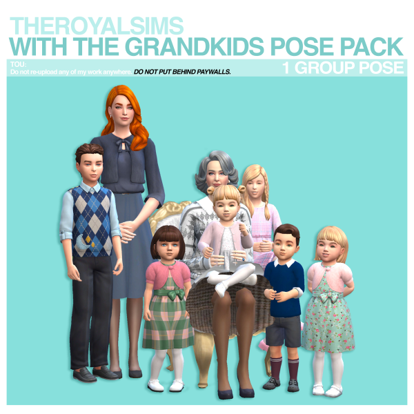 318383 theroyalsims with the grandkids pose pack by the royal sims sims4 featured image