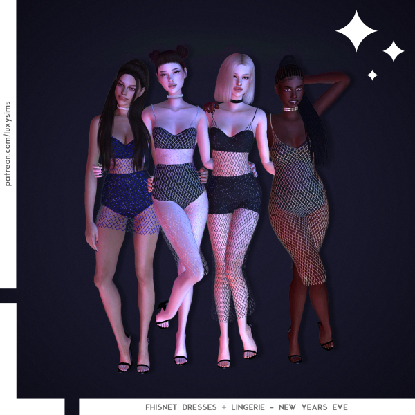 318620 new years eve fishnet dresses lingerie collection sims4 featured image