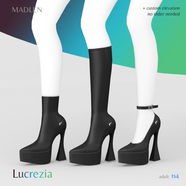 Lucrezia Elegance (Madlen’s Elevating  Heels Collection – Sexy AlphaCC Female High Heels Set)