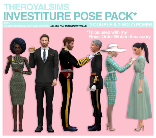 320514 theroyalsims investiture pose pack sims4 featured image
