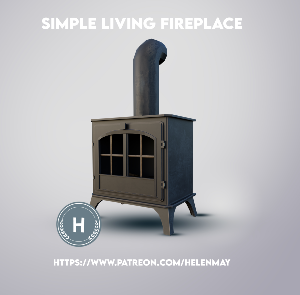 320729 simple living fireplace by helenmay sims4 featured image