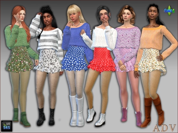 AlphaTrend: Chic Skirts & Sweaters (Teens & Young Adults)