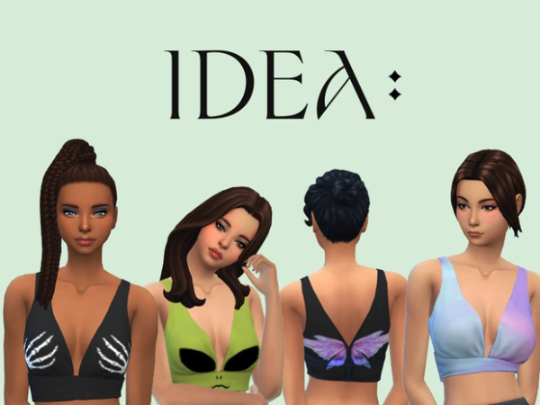 321168 idea crop top by amythesailor sims4 featured image