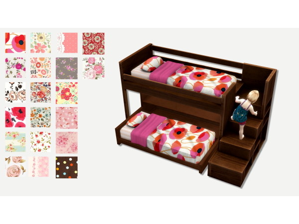 321421 toddler bedding for bunk beds by rrtt sims4 featured image