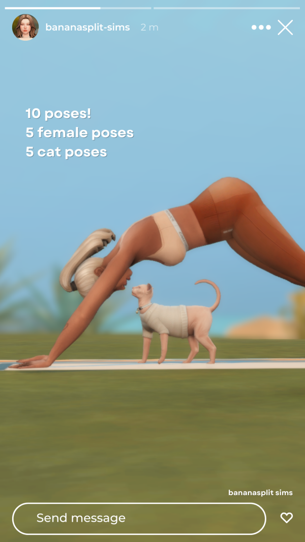 321536 bananasplit cat yoga sims4 featured image