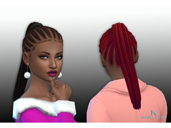 321812 braided pony tail plain by kiara zurk sims4 featured image