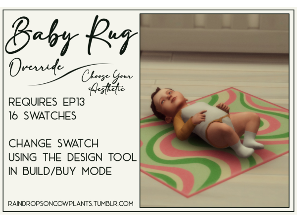 322011 growing together baby rug override part 3 choose your aesthetic by raindropsoncowplants sims4 featured image