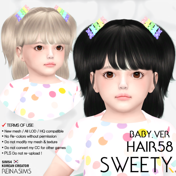323534 reina ts4 58 sweety hair baby version hairpin by reina sims4 sims4 featured image