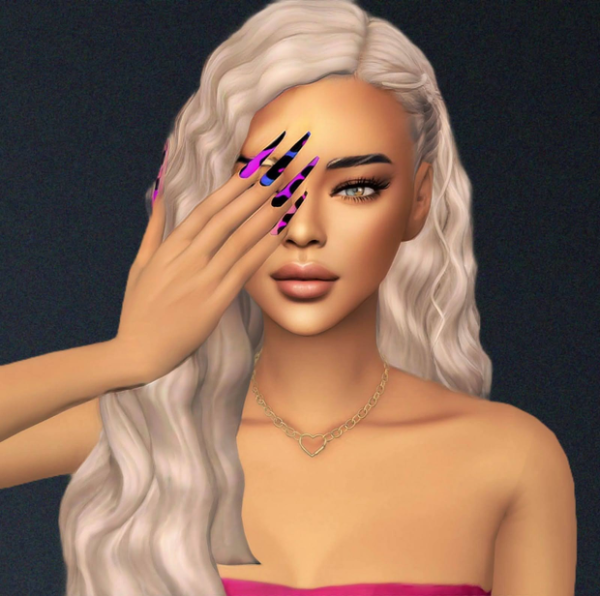 325135 nails set bella n002 by sims4snow sims4 featured image