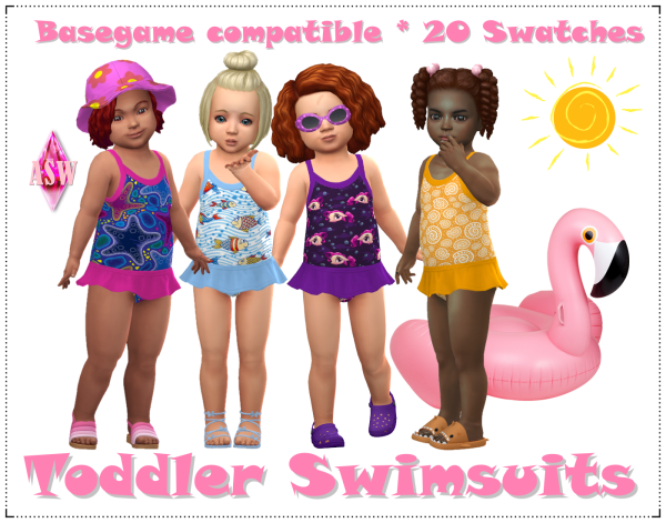 325328 toddler swimsuits basegame compatible by annett 39 s sims 4 welt asw sims4 featured image