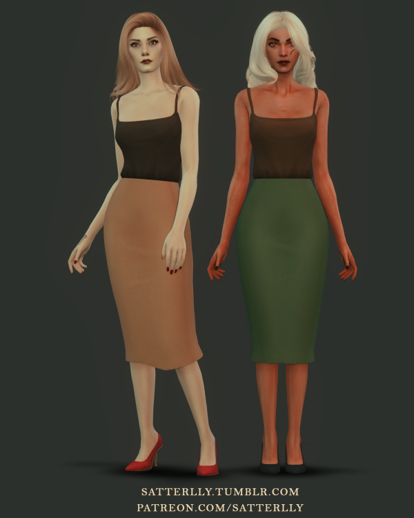 325499 formal skirt and tank top outfit 1 by satterlly sims4 featured image