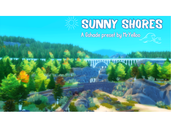 325547 sunny shores a gshade preset by mryelloo sims4 featured image