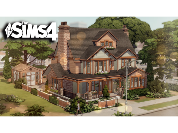 326068 willow creek family house basement and greenhouse by bojana sims sims4 featured image