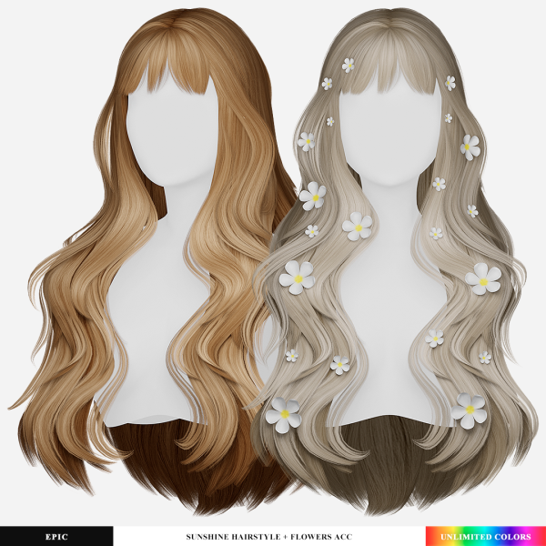 327414 sunshine hairstyle flowers accessory by epic sims4 featured image