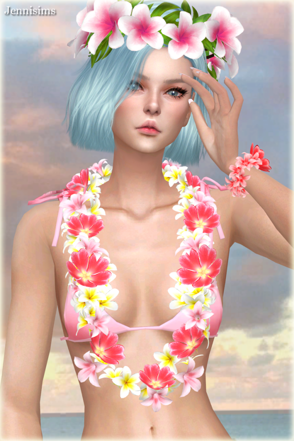 328041 aloha accessories 40 crown necklace bracelet dual 41 by jennifer jennisims sims4 featured image