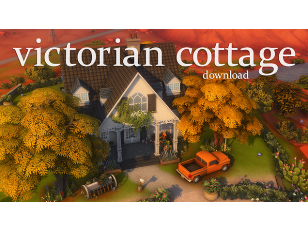 Enchanted Eaves: Victorian Cottage (CC-Free) by CowplantPizza – Idyllic Farmhouse Decor & Builds