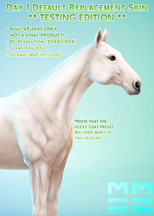 328407 ts4 default replacement horse skin sims4 featured image