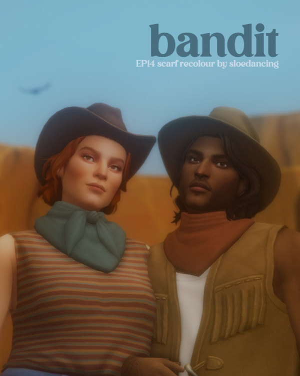 328524 horse ranch bandit scarf recolours sims4 featured image