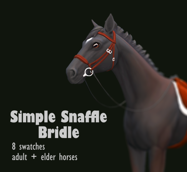 328680 simple snaffle bridle by sweetpea s cc sims4 featured image