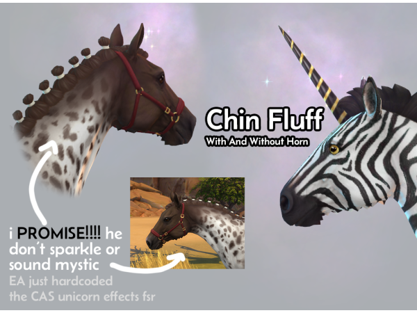 328719 chin fluff with without unicorn horn by objuct 9200 sims4 featured image