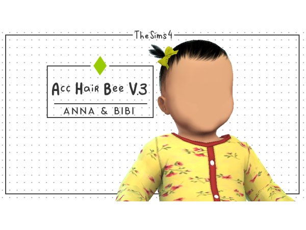 🎀 Beehive Bliss V.3 (Anna&Bibi) – Chic Infant Alpha Hair #infantcc